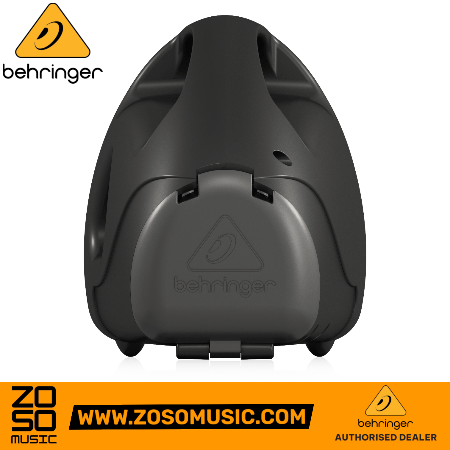Zoso Music Behringer HPA40 portable 40-watt PA system in black with a compact, ergonomic design and carry handle.
