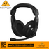 Zoso Music Behringer HPM1100U black USB headset with adjustable boom microphone and padded ear cups