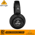Zoso Music Behringer HPX6000 black closed-back DJ headphones with adjustable headband and swiveling earcups