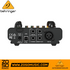 Rear panel of Zoso Music Behringer MIC500USB vacuum tube preamplifier showing XLR, TRS, and USB connectivity ports.