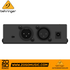 Zoso Music Behringer MicroPower PS400 phantom power supply rear panel with XLR input and output ports