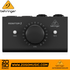 Zoso Music Behringer Monitor1 passive stereo volume controller with large central level knob, mono, and mute buttons.