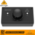 Zoso Music Behringer Monitor1 passive stereo monitor controller with large central volume knob, mono, and mute buttons.