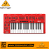 Zoso Music Behringer MS-1-RD red analog synthesizer with 32 keys, sliders, and knobs for performance sound shaping.