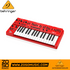 Zoso Music Behringer MS-1-RD red analog monophonic synthesizer with 32 semi-weighted keys and control sliders.