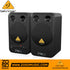 Zoso Music Behringer MS16 active studio monitor speakers in black with front controls and 4-inch woofers