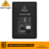 Rear panel of Zoso Music Behringer Nekkst K8 studio monitor showing EQ controls, input ports, and power connection.