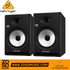 Zoso Music Behringer Nekkst K8 8-inch powered studio monitor pair with black cabinets and glass fiber speaker cones