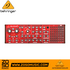 Zoso Music Behringer NEUTRON semi-modular analog synthesizer with red control panel and patch points