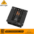 Zoso Music Behringer Pro Mixer NOX101 2-channel DJ mixer with VCA-controlled faders and 3-band EQ in black finish.