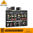 Zoso Music Behringer Pro Mixer NOX101 rear panel showing gold-plated RCA inputs and TRS outputs for DJ connectivity
