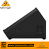 Zoso Music Behringer VS1220F passive wedge floor monitor speaker side view with dual 1/4 inch input jacks