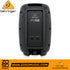 Zoso Music Behringer PK110 passive PA speaker rear panel showing input and link output speakON connectors