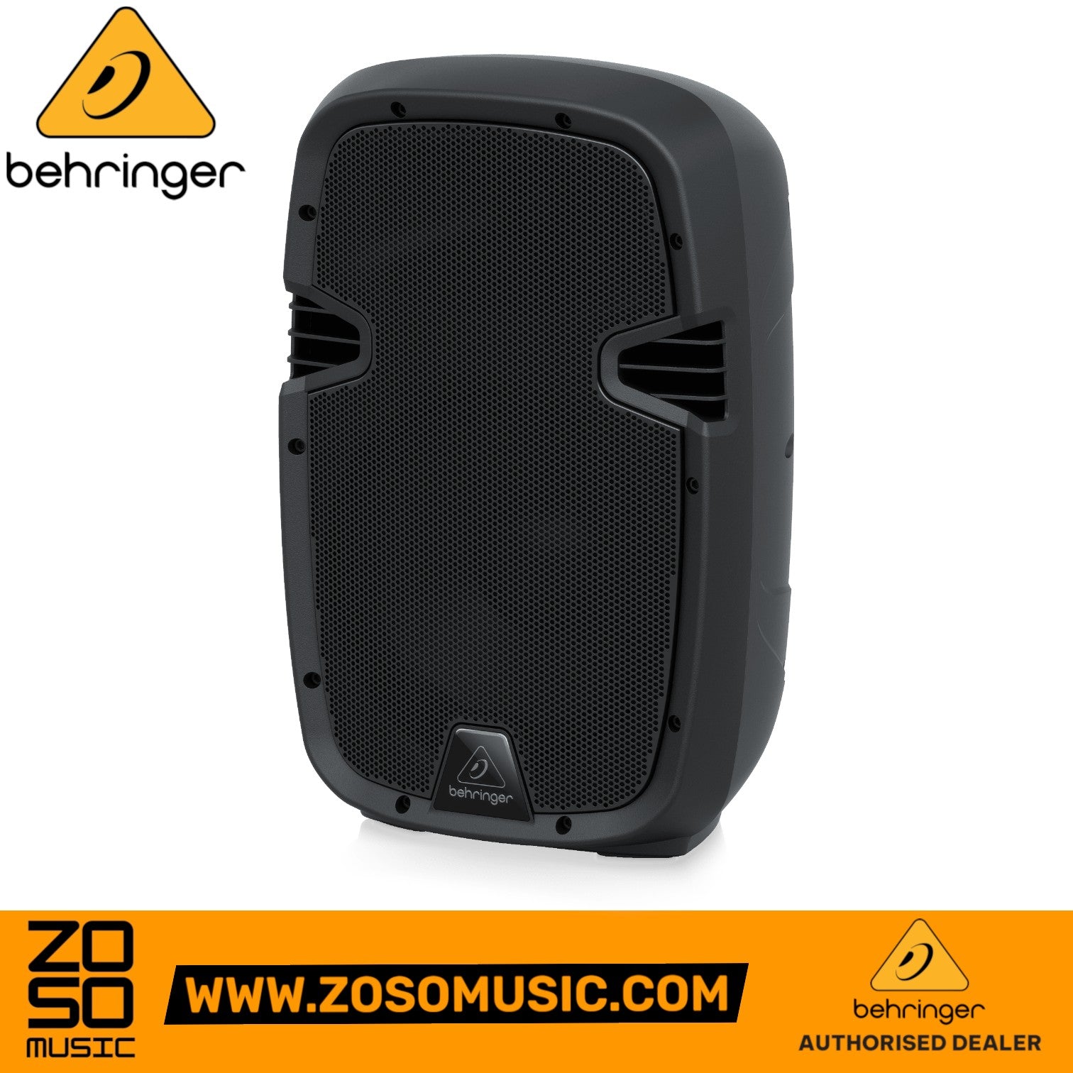 Behringer PK110A 350W active 10-inch PA speaker system with Bluetooth, sold by Zoso Music.