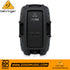 Zoso Music Behringer PK112 passive 600-watt PA speaker rear view showing input and link output connections