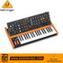 Zoso Music Behringer Poly D analog synthesizer with 37 keys, wood trim, and black control panel with knobs and switches.