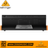 Zoso Music Behringer Poly D analog synthesizer rear panel showing connectivity ports and wood-trimmed chassis