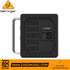 Zoso Music Behringer SD16 digital stage box rear panel showing power input and switch on a black steel chassis
