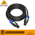 Zoso Music Behringer 10-meter speaker cable with blue and black speaker twist connectors for PA and studio use
