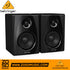 Zoso Music Behringer Studio 50USB black 5-inch powered studio monitor speakers with silk dome tweeters