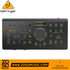 Zoso Music Behringer Studio XL monitor controller with large volume knob, Midas preamps, and LED level meters.