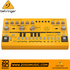 Zoso Music Behringer TD-3-AM yellow analog bass line synthesizer with sequencer and distortion controls