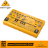 Zoso Music Behringer TD-3-AM yellow analog bass line synthesizer with 16-step sequencer and resonant filter controls.