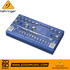 Zoso Music Behringer TD-3-BU blue analog bass line synthesizer with 16-step sequencer and resonant filter controls.