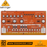 Zoso Music Behringer TD-3-TG analog bass synthesizer in tangerine orange with knobs, buttons, and sequencer controls.