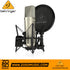 Zoso Music Behringer TM-1 large-diaphragm condenser microphone with shock mount and pop filter for vocal recording