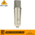 Zoso Music Behringer TM-1 large-diaphragm condenser microphone with gold-plated capsule in a silver finish