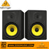 Zoso Music Behringer Truth B1031A active studio monitors featuring yellow Kevlar woofers and black silk dome tweeters.