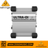 Zoso Music Behringer Ultra-DI DI100 active direct box in a rugged silver aluminum case with black rubber corners.