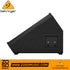 Zoso Music Behringer Eurolive VP-1220F passive stage monitor speaker side view showing input jacks and wedge design.