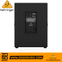 Zoso Music Behringer VQ-1500D 500W 15-inch powered subwoofer rear panel with XLR inputs and crossover controls