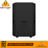 Zoso Music Behringer VS1220 passive PA speaker rear view showing dual 1/4 inch input jacks and recessed side handles