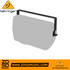 Zoso Music Behringer WB210 black steel wall-mount bracket for Eurolive B210 speakers with 180-degree swivel design.