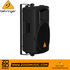 Zoso Music Behringer WB210 black steel wall-mount bracket attached to a Eurolive B210 PA speaker