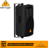 Zoso Music Behringer WB212 black steel wall-mount bracket attached to a Eurolive B212 PA speaker