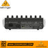 Zoso Music Behringer X-Touch Extender rear panel showing power, Ethernet, USB hub, and MIDI connectivity ports.