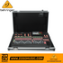 Zoso Music Behringer X32 mixer flight case with foam lining and butterfly catches, open view