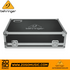 Zoso Music Behringer X32 mixer flight case made of black 9mm plywood with butterfly catches and metal corner guards