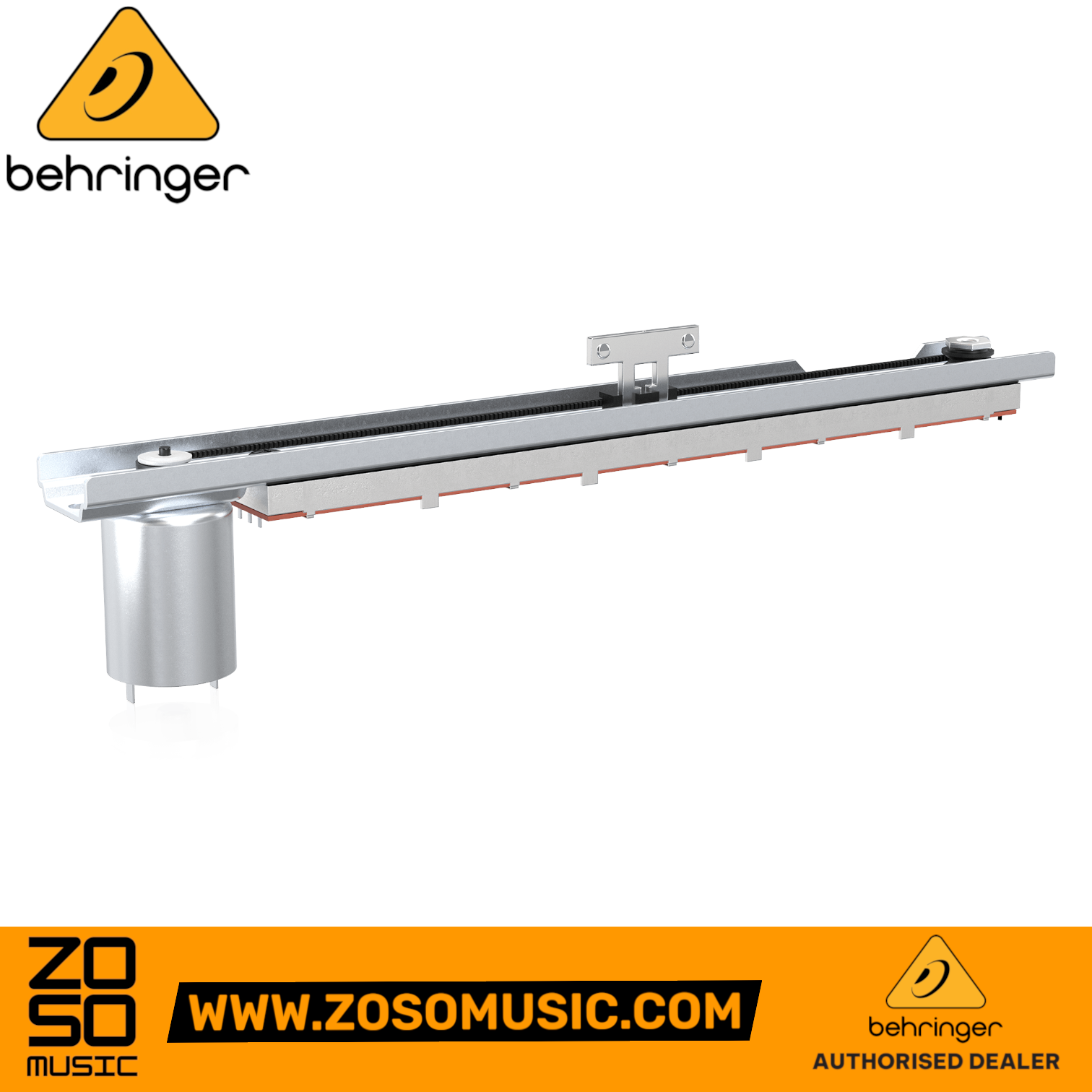 Zoso Music replacement motorized fader for Behringer X32 digital mixing console with high-precision linear track