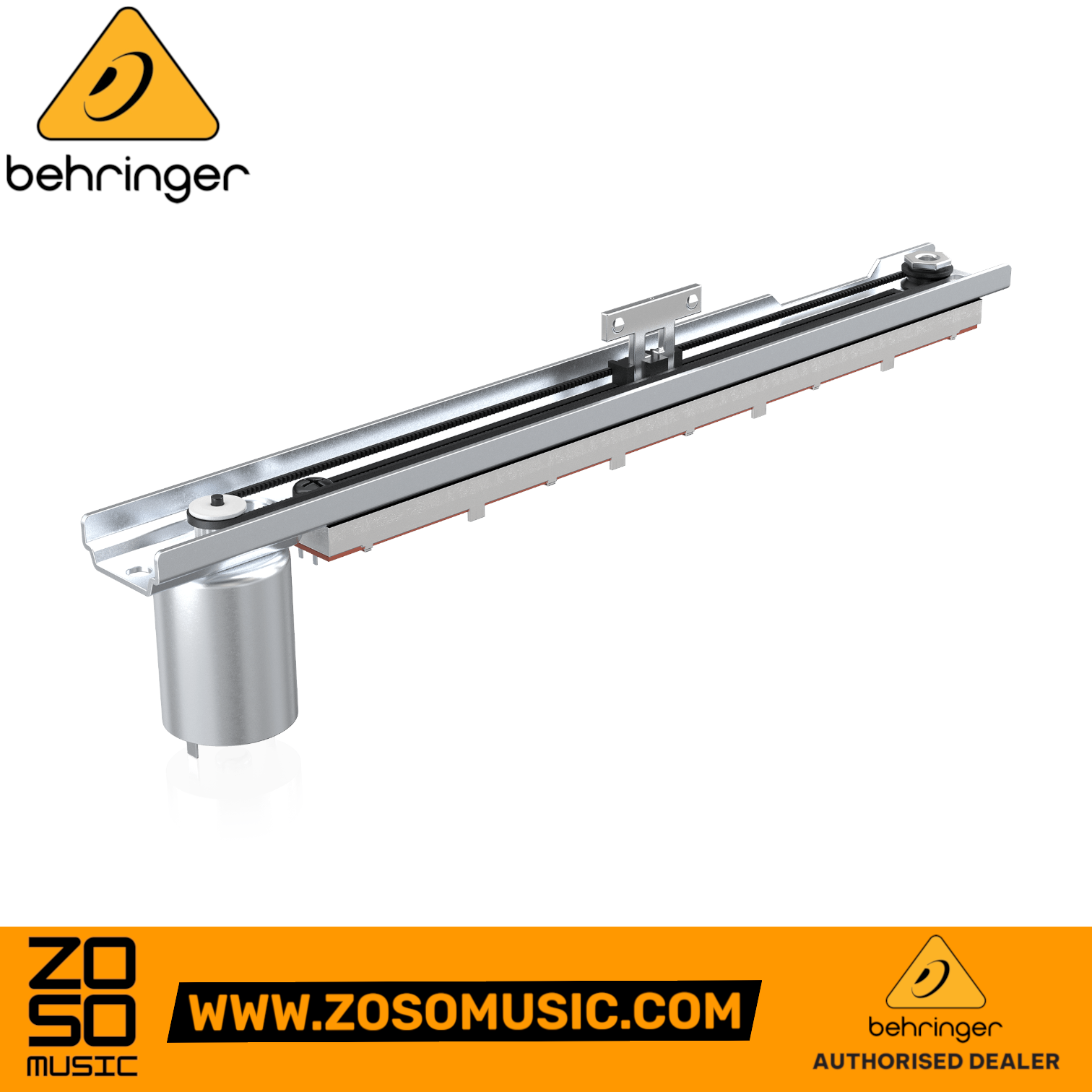 Zoso Music replacement motorized fader for Behringer X32 digital mixing console with high-precision linear track