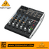 Zoso Music Behringer XENYX 802S 8-input analog streaming mixer with USB interface, XLR inputs, and 3-band EQ controls.