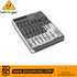 Zoso Music Behringer XENYX Q1204USB 12-input analog mixer with USB interface, faders, and 3-band EQ controls.
