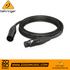 Zoso Music Behringer PMC-500 5m balanced microphone cable with black Neutrik XLR connectors and durable shielding