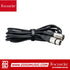 Zoso Music black XLR to XLR microphone cable for Focusrite Vocaster audio interface