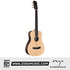 Zoso Music ENYA EB-X1 PRO MAX acoustic guitar with a light wood top and dark wood back and sides