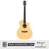 Zoso Music ENYA EGA-X0 41-inch acoustic guitar with a light spruce top and cutaway body design